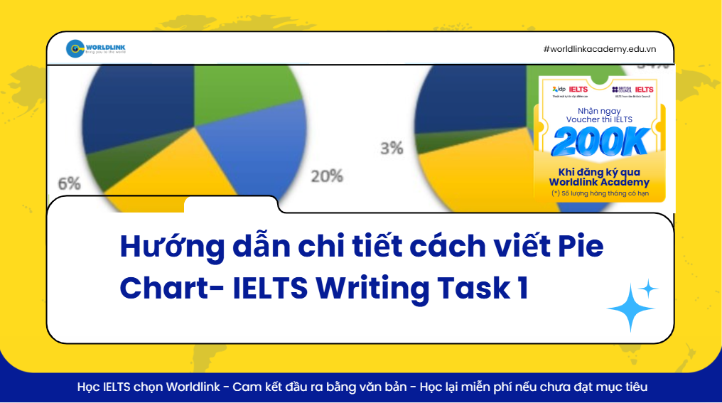 Cách viết Pie chart (biểu đồ tròn) IELTS Writing Task 1 và bài mẫu
